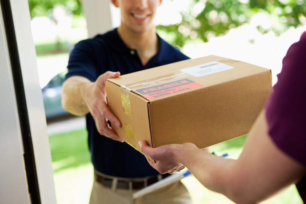 Delivery Giving Package to Home Owner frustration free packaging on amazon what is it and how does it work