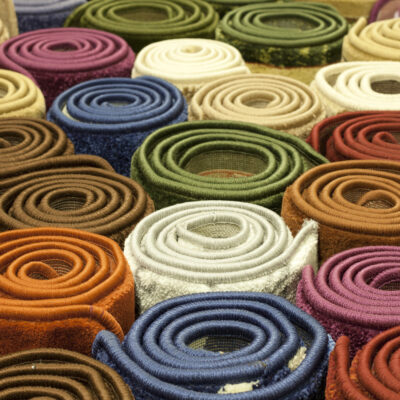Colorful Carpets in the Store what are the different types of carpets that exist today