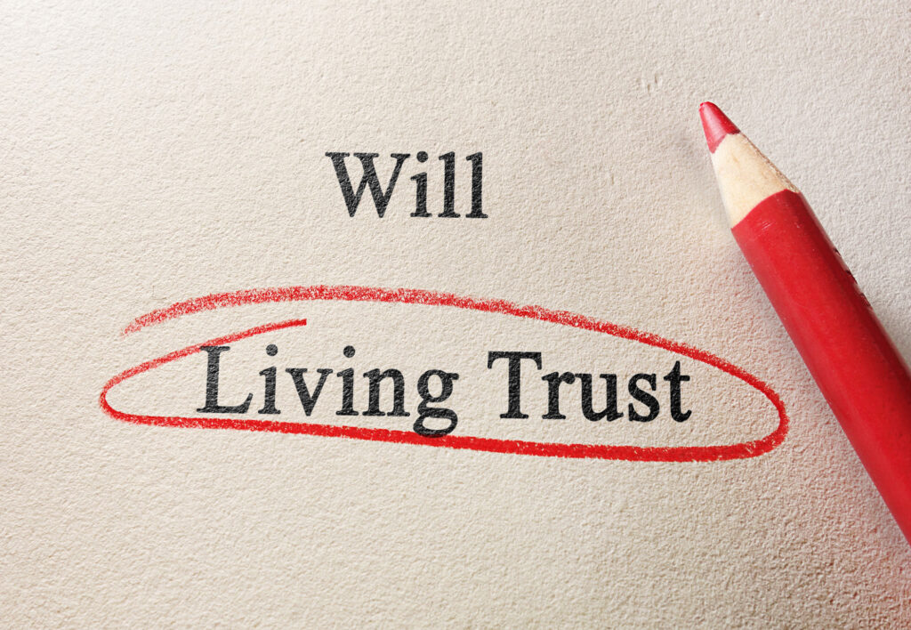 whats the key difference between a trust and a will