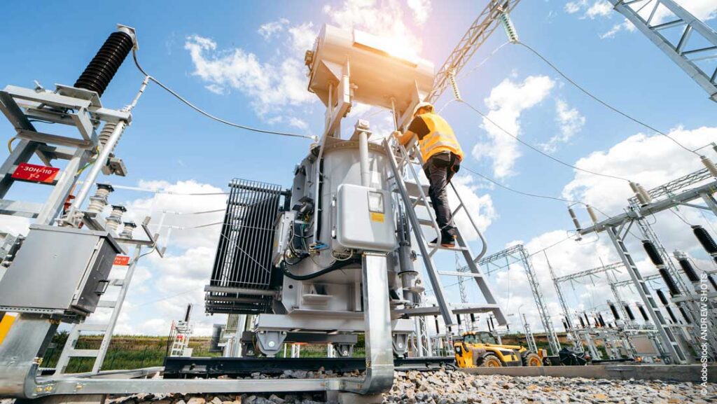 Engineer inspect the electrical systems adobestock 523500613 mit copyright andrew shots 1100x620px 230424 transformer maintenance 3 tips for your construction business